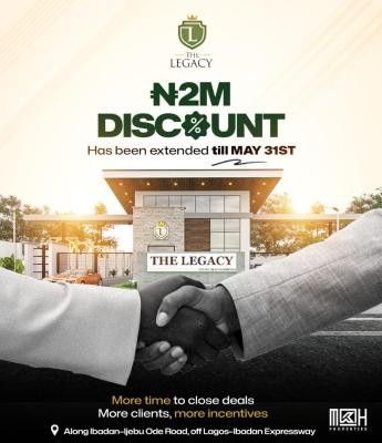 The Legacy, Ibadan, Oyo, Residential Land for Sale