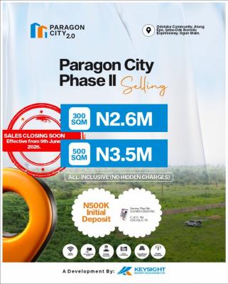 Paragon City Phase Ii, Oduluka Community, Along Epe–ijebu-ode/ikorodu Expressway, Ijebu Ode, Ogun, Residential Land for Sale