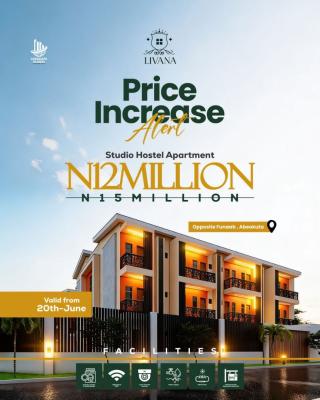 Lock in a Student Housing Cashflow Machine at 12m Before June 20th!, Opposite Funaab, Abeokuta North, Ogun, Self Contain (single Rooms) for Sale