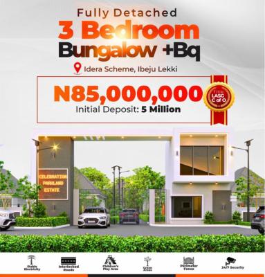 Tastefully Finished 3 Bedroom Detached Bungalow, Eleko Junction, Ibeju Lekki Lagos, Eleko, Ibeju Lekki, Lagos, Detached Bungalow for Sale