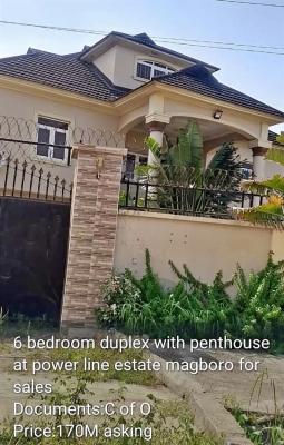 Fantastic 5 Bedroom Duplex, Magboro, Ogun, Detached Duplex for Sale