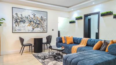 Nicely Furnished Three Bedroom Maisonette Penthouse, Lekki Phase 1, Lekki, Lagos, Flat / Apartment Short Let