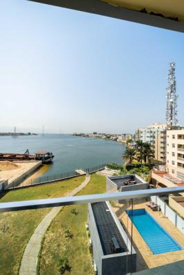 Luxury 3bedroom Joneer Waterfront Apartment, Lekki Phase 1, Lekki, Lagos, Flat / Apartment Short Let