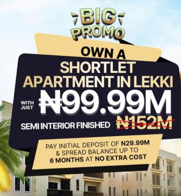Modern 2 Bedroom Apartments (off Plan)., Gold Mark Estate Ilasan, Off Lekki Epe Expressway., Ikate Elegushi, Lekki, Lagos, Flat / Apartment for Sale