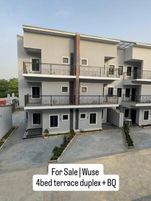 4 Bedroom Terrace Duplex with a Room Bq, Wuse, Abuja, Terraced Duplex for Sale