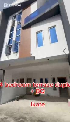 Luxury 4bedroom Terrace Duplex with Bq, Ilasan, Osapa, Lekki, Lagos, Terraced Duplex for Rent