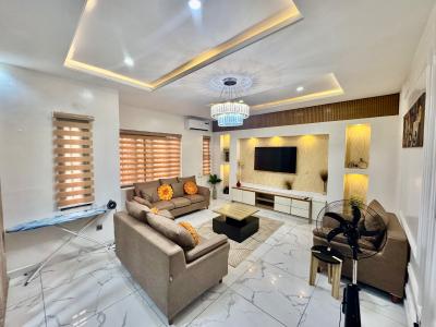 Spacious 3 Bedrooms Apartment with 2 Living Rooms and Solar Power, Ayinde Court, No. 1 Olujobi Street, Opposite Corona School, Gbagada, Gbagada, Lagos, Flat / Apartment Short Let