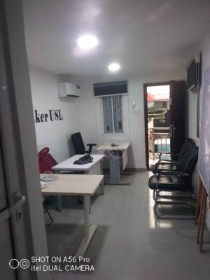 Studio Apartment for Office  Use, with Office  Desk, Ac, Chair Etc, Adebimpe Adewunmi Street, Lekki Phase 1, Lekki, Lagos, Self Contain (single Rooms) for Rent
