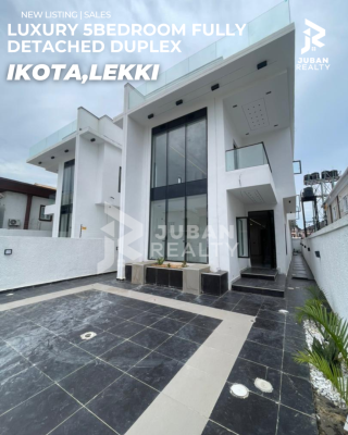 Luxury 5bedroom Fully Detached Duplex, Ikota, Ikota, Lekki, Lagos, Detached Duplex for Sale