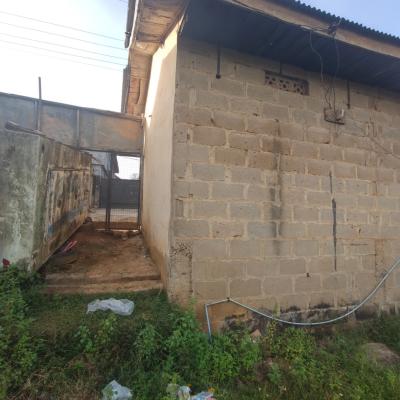 Fenced Two Plots of Land with Shops in The Front, 3 Minutes Walk From Magboro Oke Afa Bus Stop, Magboro, Ogun, Commercial Land for Sale