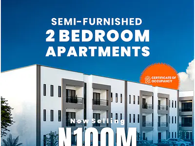 Semi Furnished 2 Bedroom Apartment — Lekki, Lagos