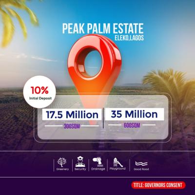 Ostentatious Estate, Peak Palm Estate, Magbon Alade, Ibeju Lekki, Lagos, Residential Land for Sale