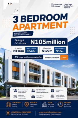 3 Bedroom Apartment — Lekki Ajah Abraham Adesanya, Ajah, Lagos