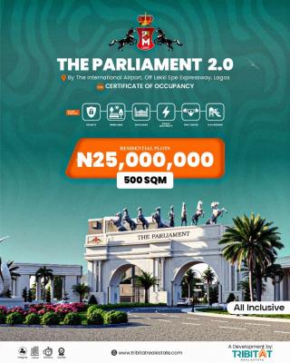 Good Land Investment in an Airport Area, Parliament 2.0, By The Lekki International Airport, Off Lekki-epe Expr, Ibeju Lekki, Lagos, Residential Land for Sale