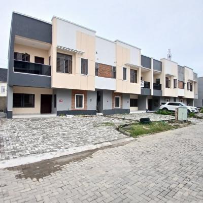 Well Built 4 Bedroom Terrace Duplex with Bq, Chevron Toll Gate,lekki Conservation Centre, Lekki, Lagos, Terraced Duplex for Sale