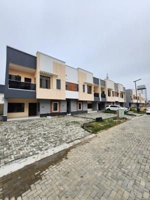 Lovely 4 Bedroom Terrace Duplex + Bq in a Secured Estate, Chevron Toll Gate, Lekki Conservation, Lekki, Lagos, Terraced Duplex for Sale