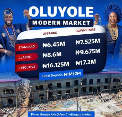 Oluyole Modern Market, New Garage Axis (after Challenge), Ibadan., Challenge, Ibadan, Oyo, Shop for Sale