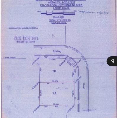 619sqm at Pinnock Beach Estate., Lekki, Lagos, Land for Sale