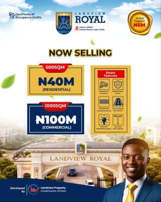 Landview Royal, Lagos -calabar Coastal Road, Iberekodo, Ibeju Lekki, Lagos, Mixed-use Land for Sale
