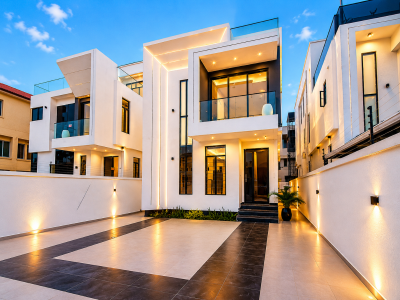 Newly Build 5 Bedroom Fully Detached Duplex with Bq, Pool,and Cinema, Just Off Admiralty Rd, Lekki Phase 1, Lekki, Lagos, Detached Duplex for Sale