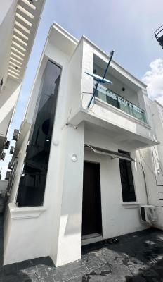 4bdr Semi  Dpx + Remote Control Gate + Bq + Solar + 50% Furnished, in a Strictly Residential Estate in Chevron Alternative in, Lekki, Lagos, House for Sale