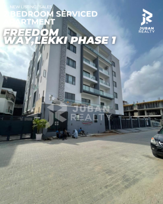 2bedroom Serviced Apartment, Freedom Way, Lekki Phase 1, Lekki, Lagos, Flat / Apartment for Sale