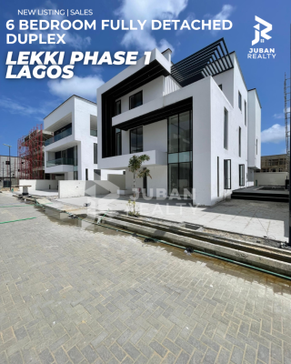 6 Bedroom Fully Detached Duplex, Lekki Phase 1, Lekki, Lagos, Detached Duplex for Sale