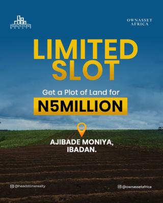 Plots of Land, Ajibade Moniya, Moniya, Ibadan, Oyo, Mixed-use Land for Sale