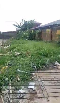 Half Plot of Land Fenced Round, Agbenaje Command, Ipaja, Lagos, Residential Land for Sale