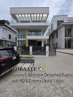 Luxury 5-bedroom Detached Duplex with Bq & Cinema, Ikota, Ikota, Lekki, Lagos, Detached Duplex for Sale