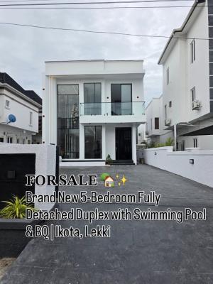 Brand New 5-bedroom Fully Detached Duplex with Swimming Pool & Bq, Ikota, Ikota, Lekki, Lagos, Detached Duplex for Sale