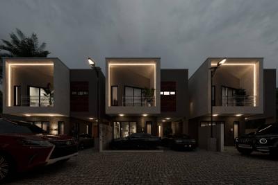 3bedrm Terrace with a Bq 110m 30% Down Payment Offplan, Adjacent Beachwood, Ajah, Lagos, Terraced Duplex for Sale