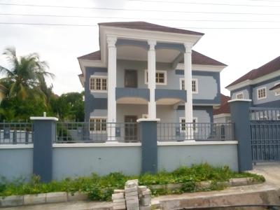 Spacious (4) Four-bedroom Fully Detached Duplex Unit, Including One on, Estate Tarred Road Near Main Road, Lokogoma District, Abuja, Detached Duplex for Rent