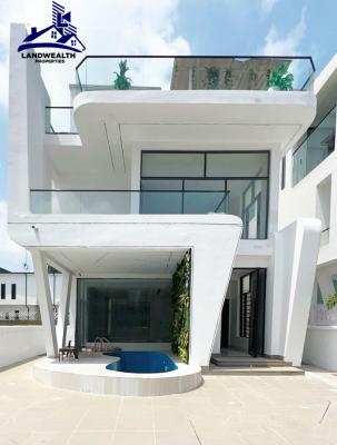 5 Bedroom Fully Detached  Swimming Pool, Gym, Cinema, Rooftop Terrace, Secure Estate at Chevron Lekki, Lekki, Lagos, Detached Duplex for Sale
