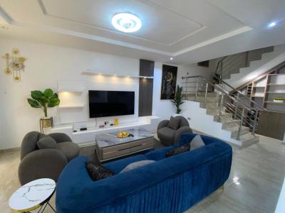 Fully Furnished, Serviced 5 Bedroom Terrace Duplex, Guzape District, Abuja, Terraced Duplex for Rent