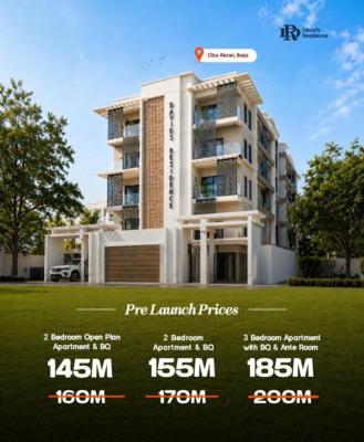 Exquisitely Built 3 Bedroom Apartment with a Bq in a Prime Estate, City Center, Oba Akran, Ikeja, Lagos, House for Sale
