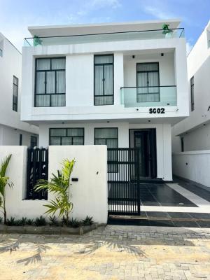 Elegant 5 Bedroom Detached Duplex with Bq in a Secured Estate, Chevron, Lekki, Lagos, Detached Duplex for Sale