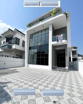 5 Bedrooms Detached Duplex with Swimming Pool, Gym, Bq, Smart Home Fea, Chevron Toll Gate, Lekki, Lagos, Detached Duplex for Sale