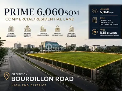 6, 060SQM Land Along Buordilon Road Ikoyi
