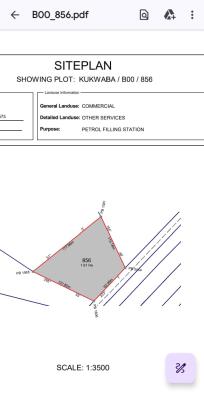 Commercial Land (filling Station), Kukwaba, Abuja, Commercial Land for Sale