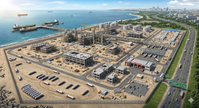 Uncompleted Modular Refinery with Lte and Atc, Clinic, Laboratory Etc, Eba, Ogun Waterside, Ogun, Tank Farm for Sale