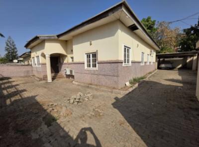 Office/ Residential Use 3 Bedrooms Detached Bungalow With2 Selfcontain, Close to The Big Roundabout Between Kado and Life Camp, Kado, Abuja, Detached Bungalow for Rent