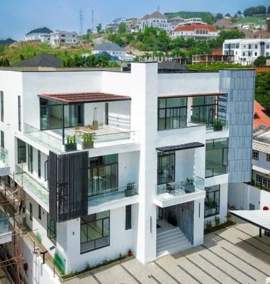 Luxury 7-bedroom Contemporary Mansion with 2rooms Bq & Pool, Asokoro District, Abuja, Detached Duplex for Sale