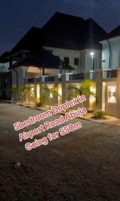 Fully Furnished 5 Bedroom with Bq and Swimming Pool, Lighthouse Estate Airport Road, Lugbe District, Abuja, Detached Duplex for Sale