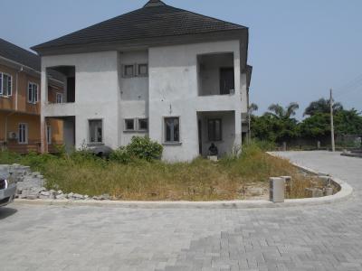 4 Bedroom Semi Detached (carcass), Ajayi Apatha, Sangotedo, Ajah, Lagos, Semi-detached Duplex for Sale