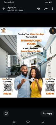 Flat, Ps Home Court Bodija Ibadan, New Bodija, Ibadan, Oyo, Flat / Apartment for Sale