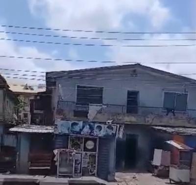 a Corner Piece Storey Building Directly on Pedro Road, Oremerin Junction, Ladi-lak., Pedro, Gbagada, Lagos, Mixed-use Land for Sale