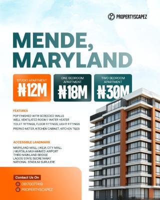 Own a Modern Apartment, Mende, Maryland, Lagos, Flat / Apartment for Sale