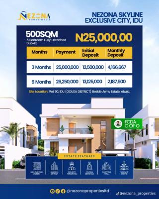 Prime Land, Katampe, Abuja, Residential Land for Sale