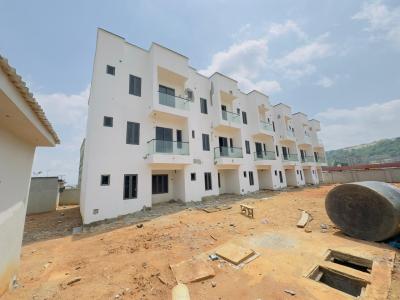 Modern, Well-located 4-bedroom Terrace Duplex with Bq (semi-finished), Katampe (main), Katampe, Abuja, Terraced Duplex for Sale